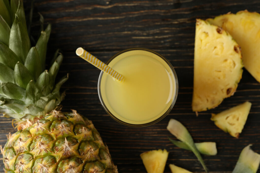 boire du jus ananas