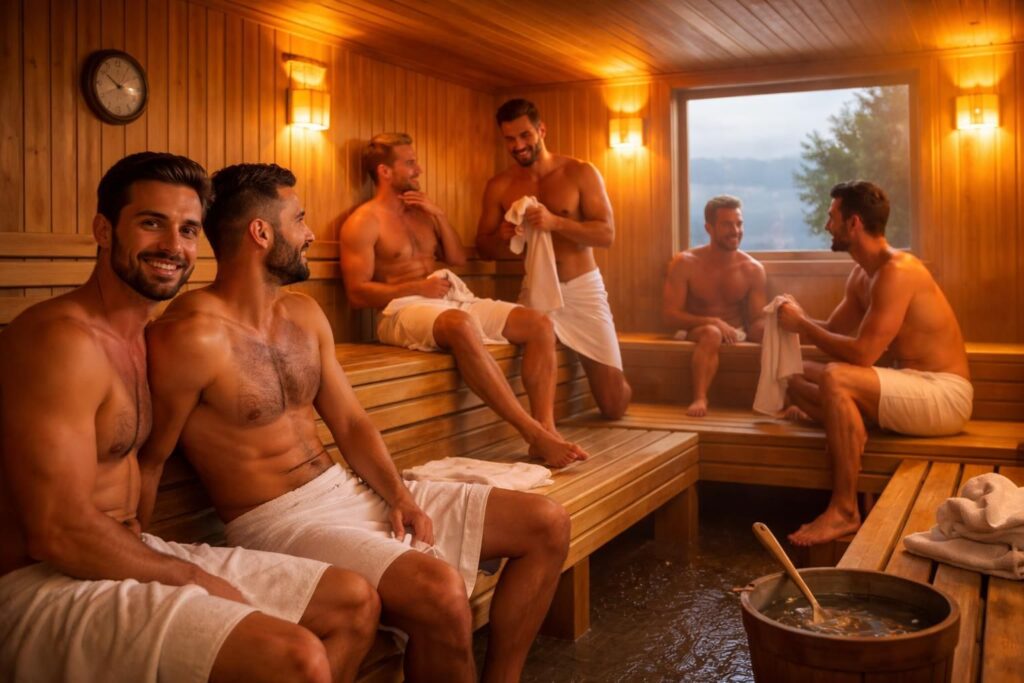 découvrez le sauna gay à brest, un lieu convivial et respectueux pour se relaxer, rencontrer et profiter d'un espace de liberté et de bien-être.