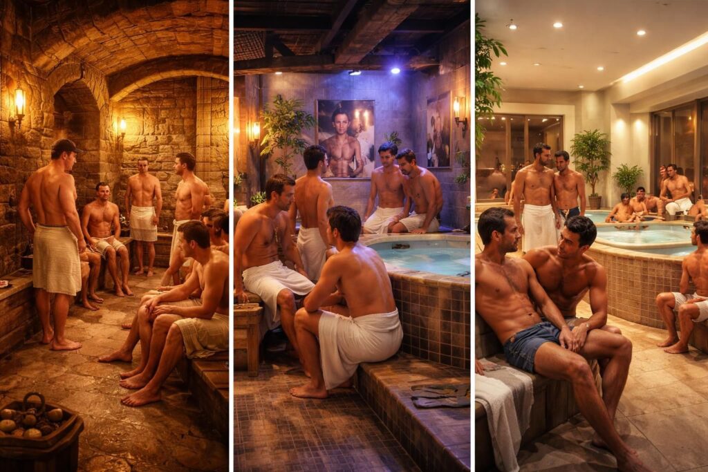 découvrez l'évolution des aspects culturels du sauna gay à reims à travers les âges, une plongée dans l'histoire et les traditions locales.