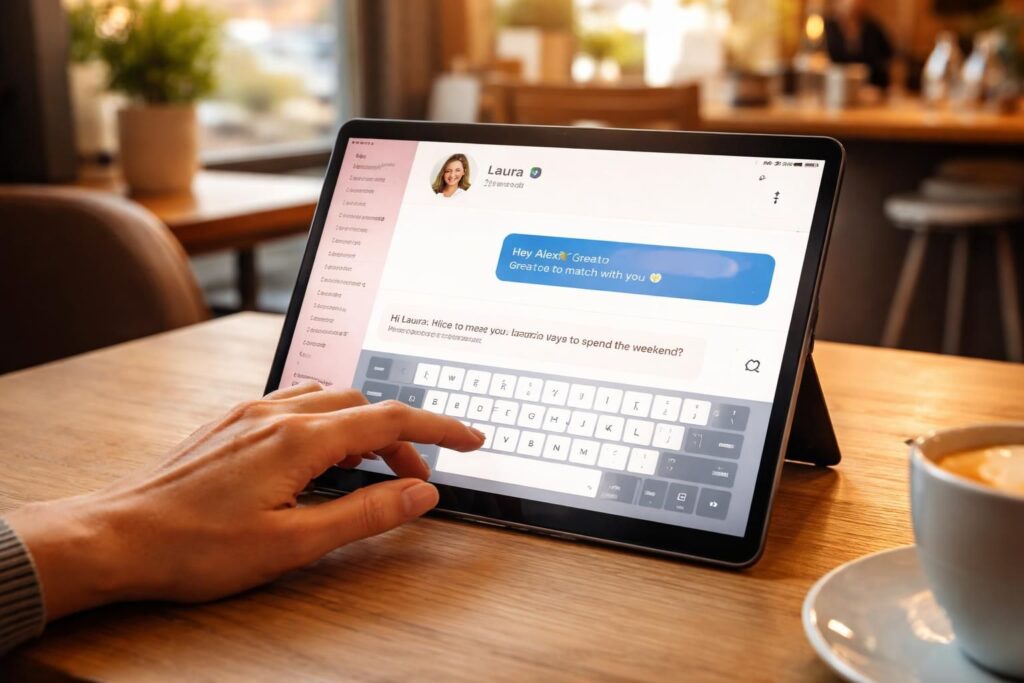 découvrez comment rédiger un premier message authentique et engageant pour la séduction, directement depuis votre tablette tactile microsoft surface.