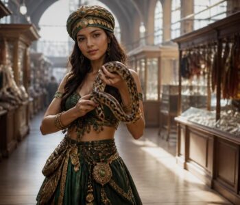 découvrez le costume de charmeuse de serpent, une idée audacieuse et séduisante pour pimenter vos jeux de rôle avec originalité et mystère.
