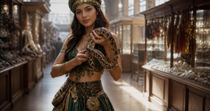 découvrez le costume de charmeuse de serpent, une idée audacieuse et séduisante pour pimenter vos jeux de rôle avec originalité et mystère.